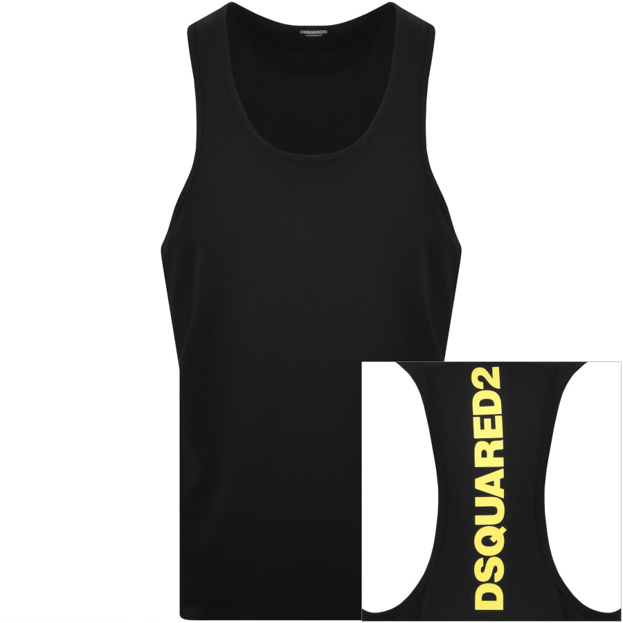 Image number 1 for DSQUARED2 Back Logo Vest Black