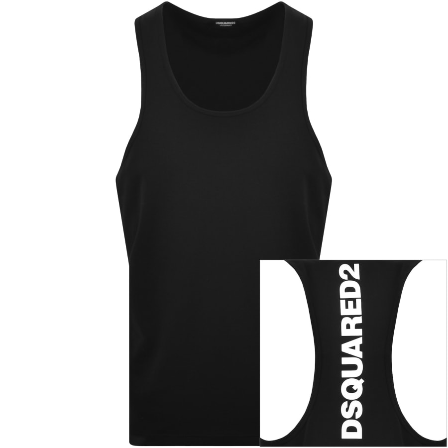 Image number 1 for DSQUARED2 Back Logo Vest Black