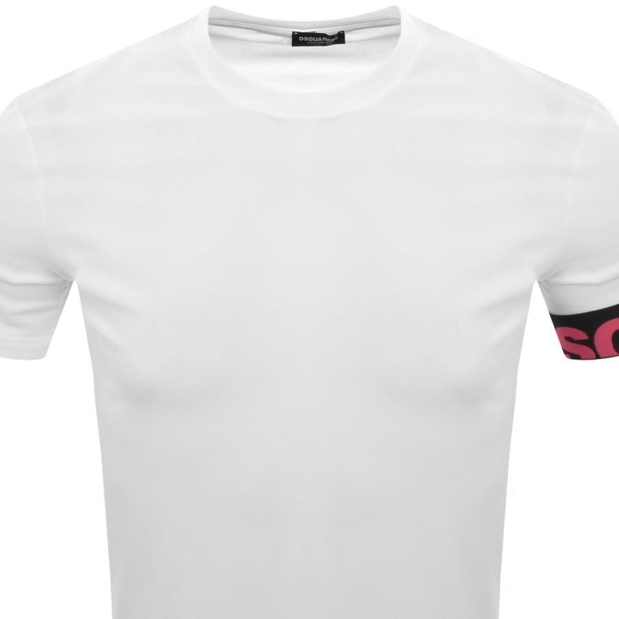 Image number 2 for DSQUARED2 Sleeve Logo T Shirt White