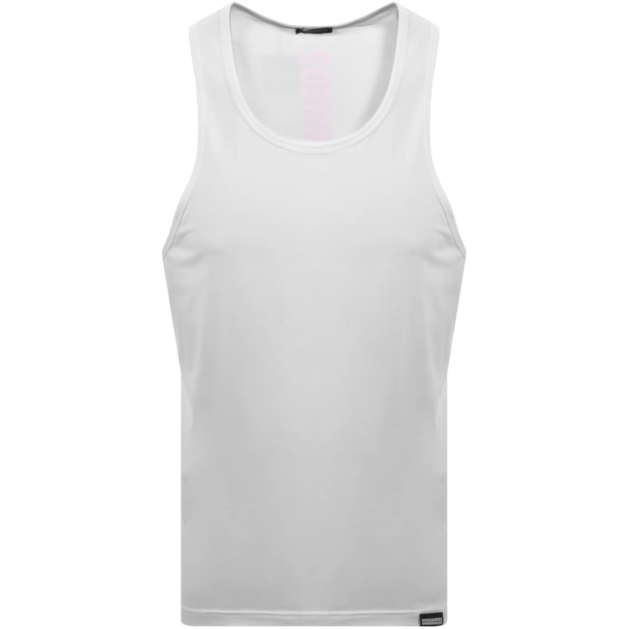 Image number 2 for DSQUARED2 Back Logo Vest White