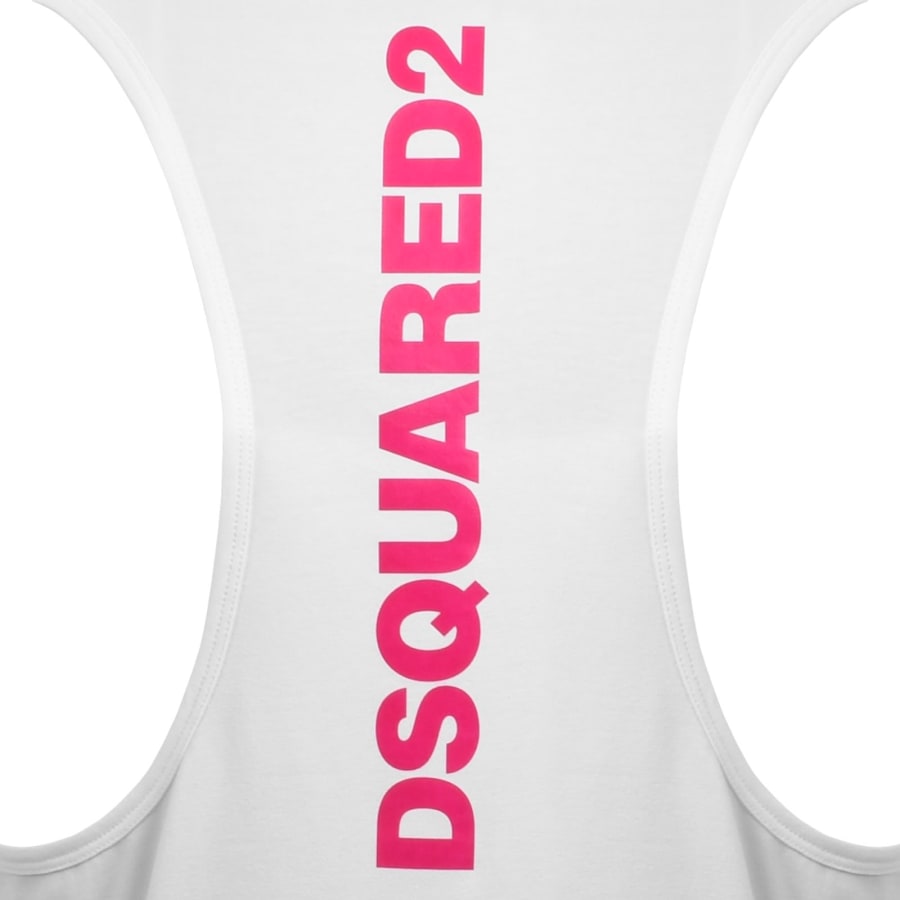 Image number 5 for DSQUARED2 Back Logo Vest White