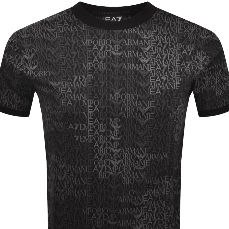 Image number 2 for EA7 Emporio Armani Logo T Shirt Black