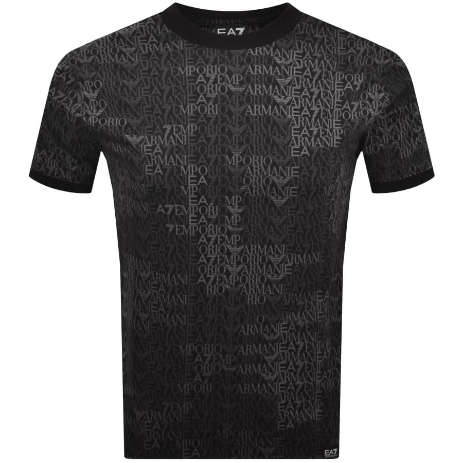 Image number 1 for EA7 Emporio Armani Logo T Shirt Black