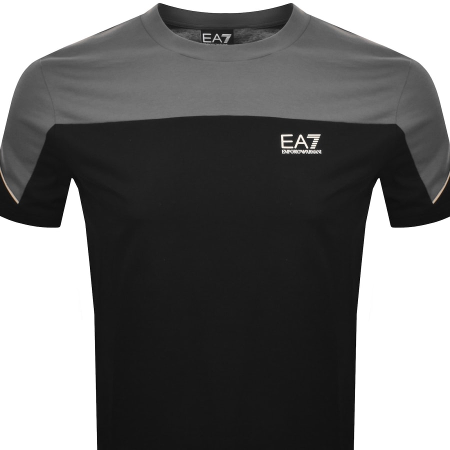Image number 2 for EA7 Emporio Armani Logo T Shirt Grey