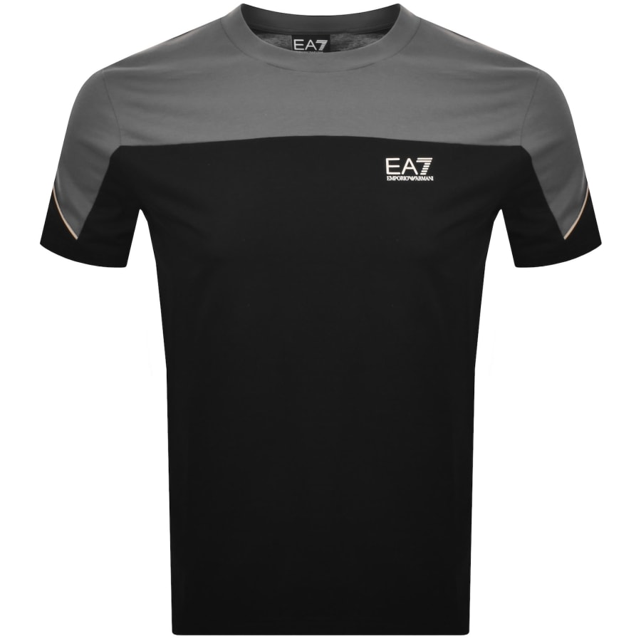 Image number 1 for EA7 Emporio Armani Logo T Shirt Grey