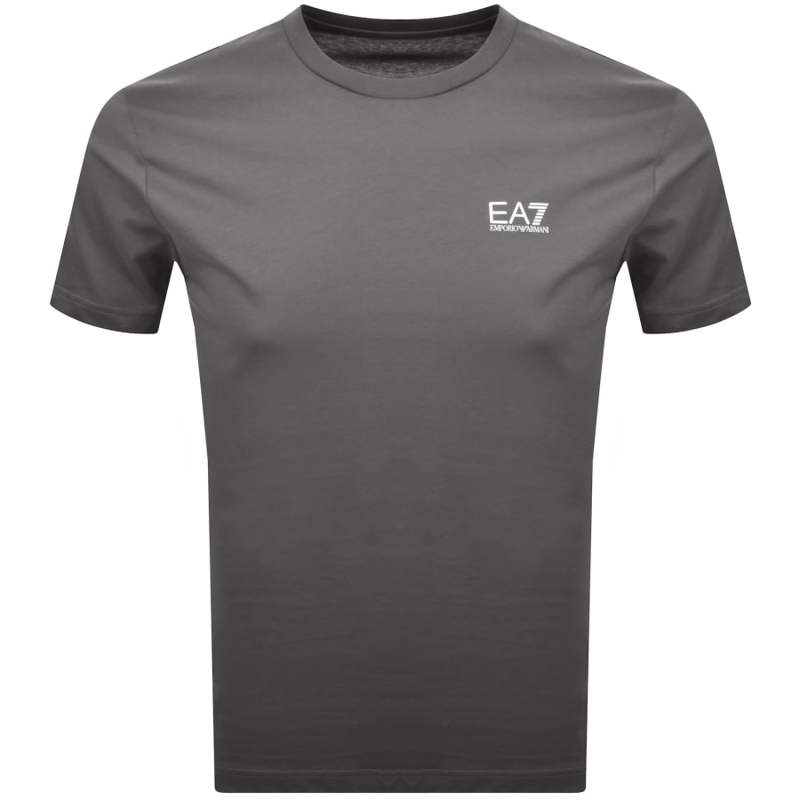 Image number 2 for EA7 Emporio Armani Logo T Shirt Grey