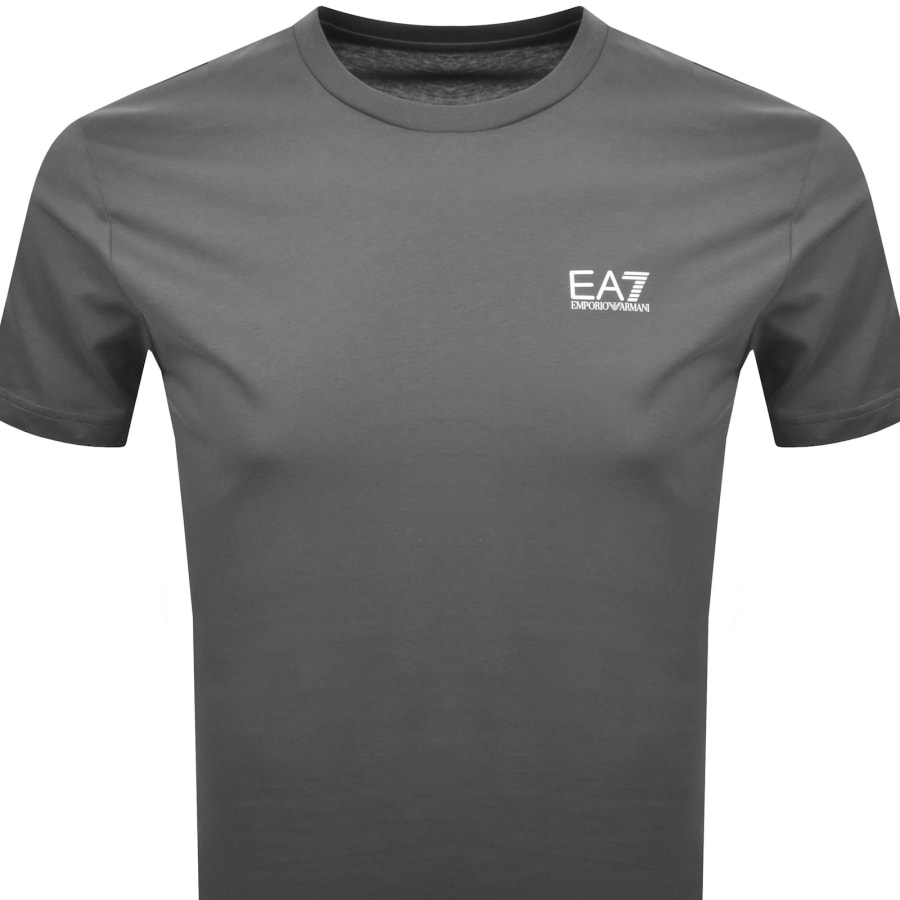 Image number 3 for EA7 Emporio Armani Logo T Shirt Grey