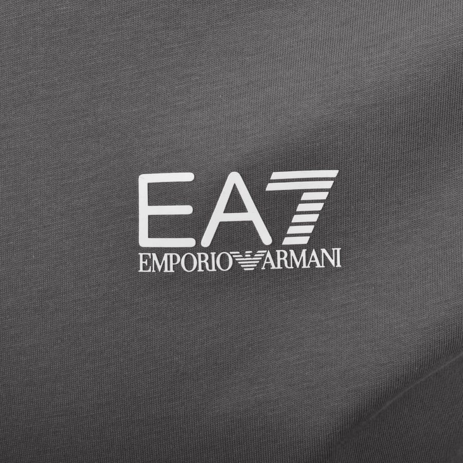 Image number 4 for EA7 Emporio Armani Logo T Shirt Grey
