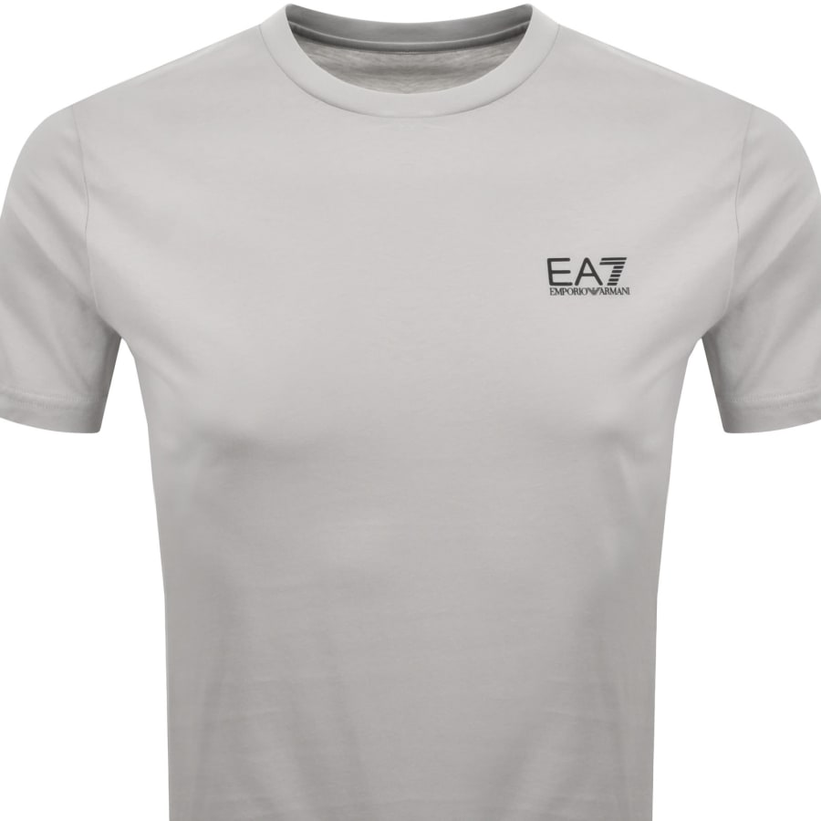 Image number 3 for EA7 Emporio Armani Logo T Shirt Grey