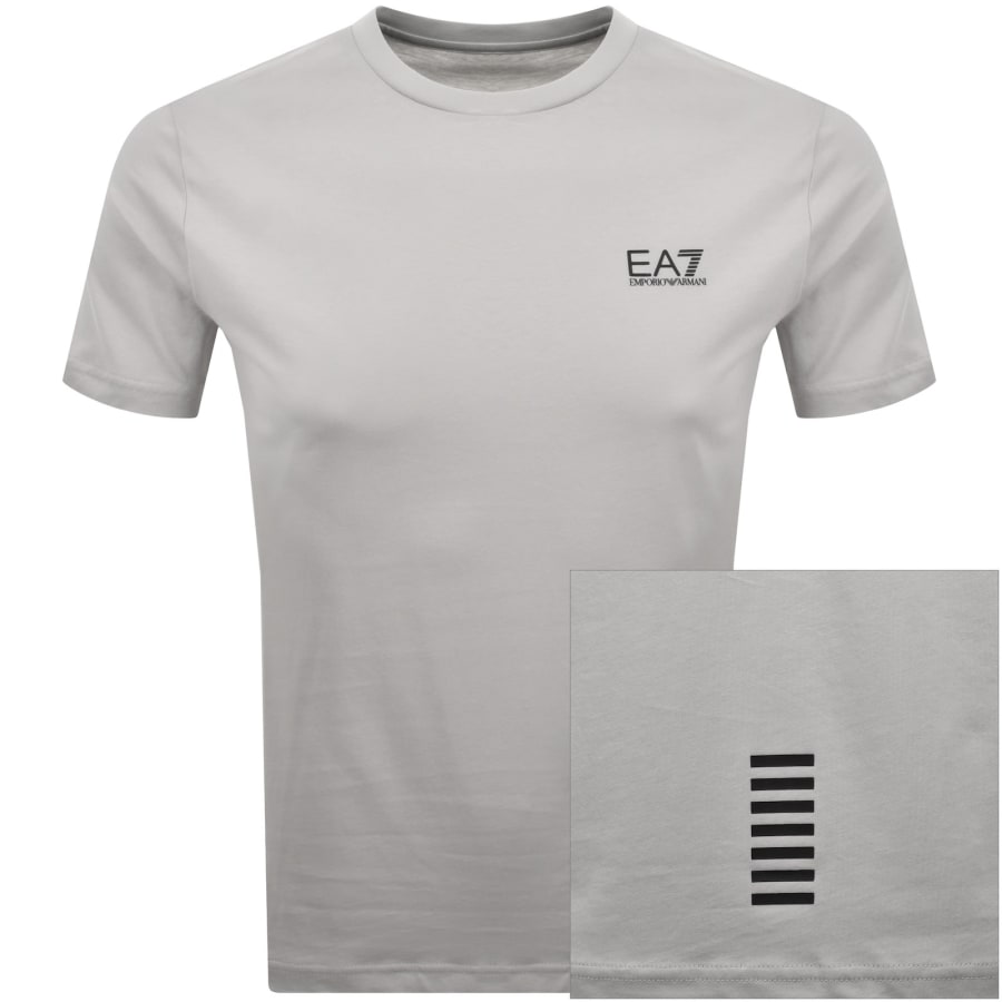 Image number 1 for EA7 Emporio Armani Logo T Shirt Grey