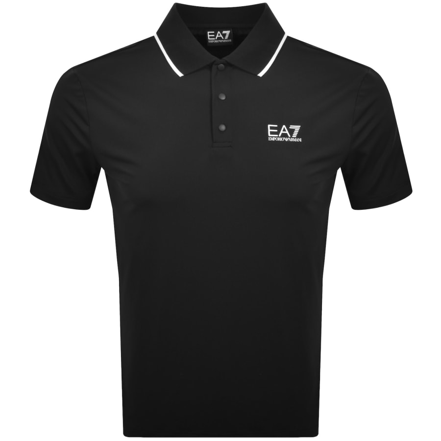 Image number 2 for EA7 Emporio Armani Polo T Shirt Black