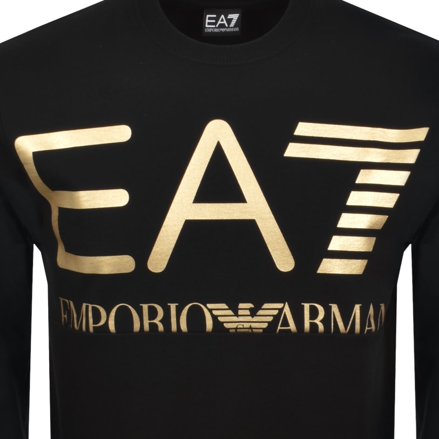 Image number 3 for EA7 Emporio Armani Logo Sweatshirt Black