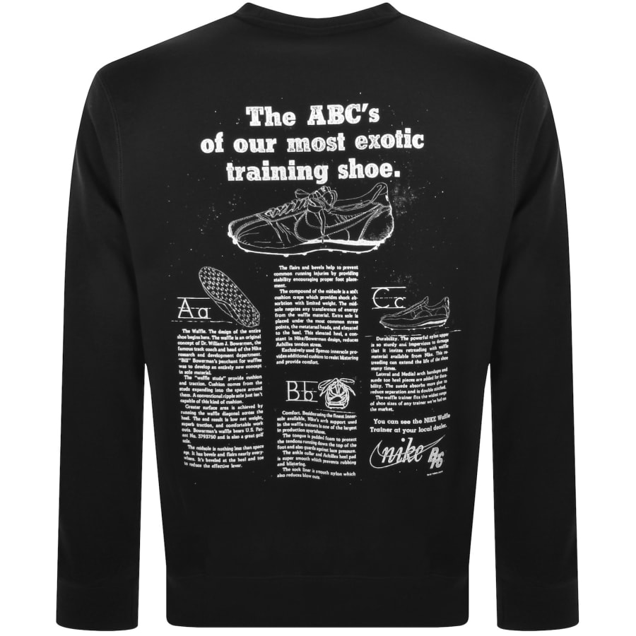 Image number 4 for Nike Crew Neck Club Sweatshirt Black