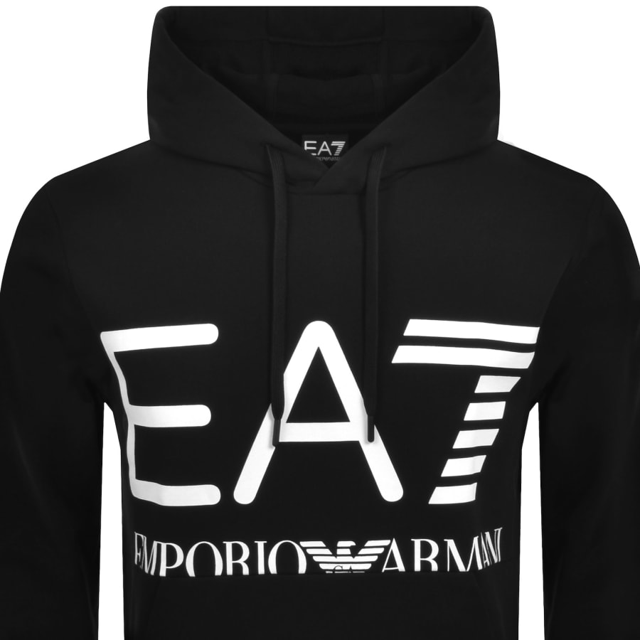 Image number 2 for EA7 Emporio Armani Logo Hoodie Black