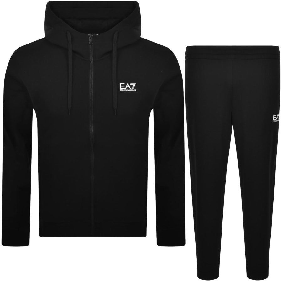 Image number 1 for EA7 Emporio Armani Logo Tracksuit Black