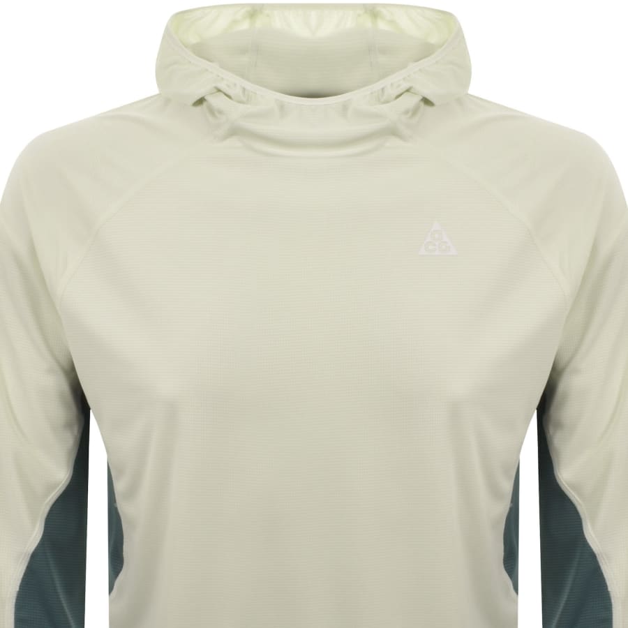 Image number 2 for Nike ACG Solar Chase Hooded Jacket Green