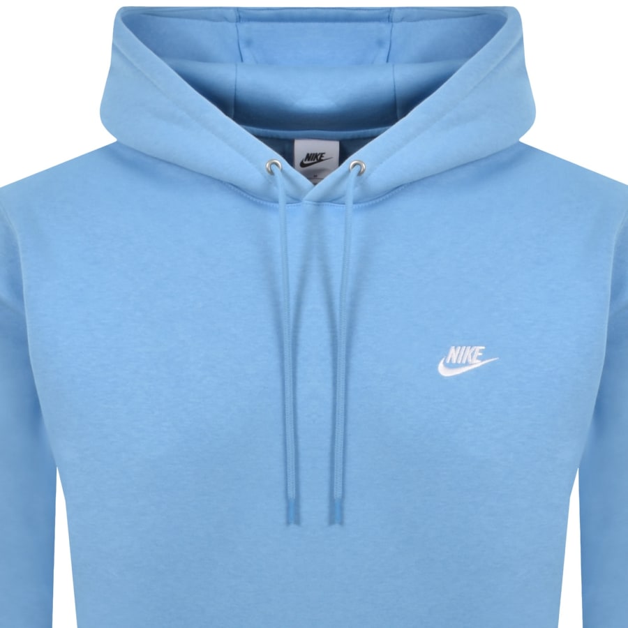 Image number 2 for Nike Club Hoodie Blue