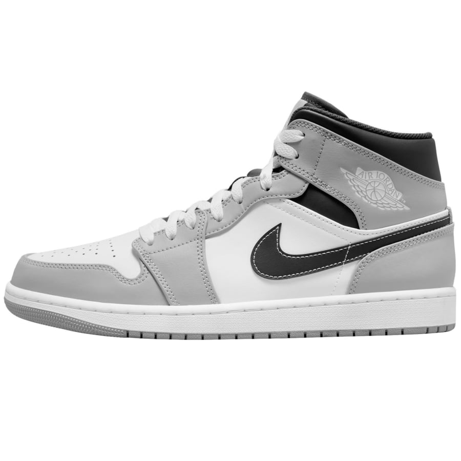 Image number 1 for Nike Air Jordan 1 Mid Trainers Grey