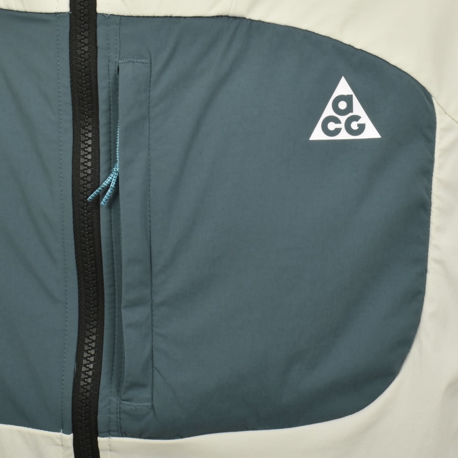 Image number 3 for Nike ACG Solar Chase Hooded Jacket Green
