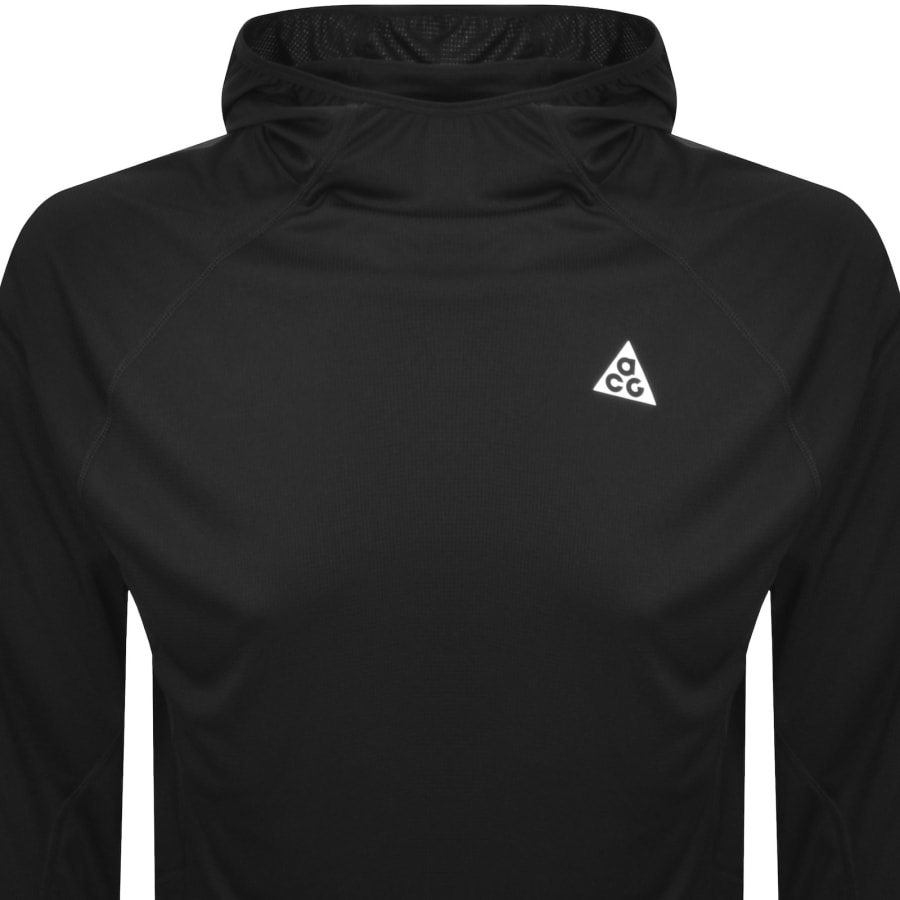 Image number 2 for Nike ACG Solar Chase Hooded Jacket Black
