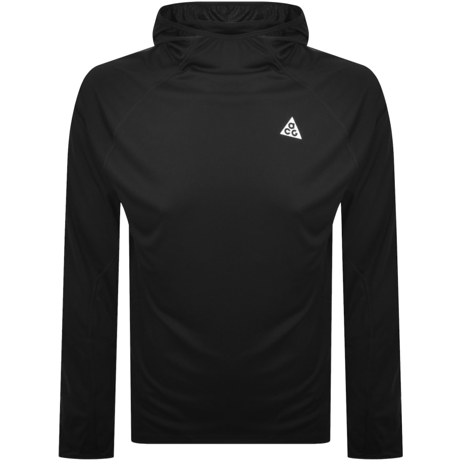 Image number 1 for Nike ACG Solar Chase Hooded Jacket Black