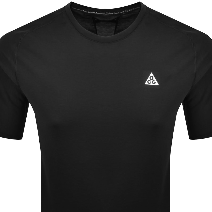 Image number 2 for Nike ACG Solar Chase Dri FIT Running T Shirt Black