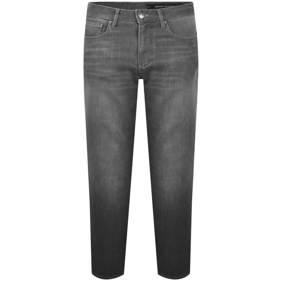 Image number 2 for Armani Exchange J14 Slim Fit Jeans Grey