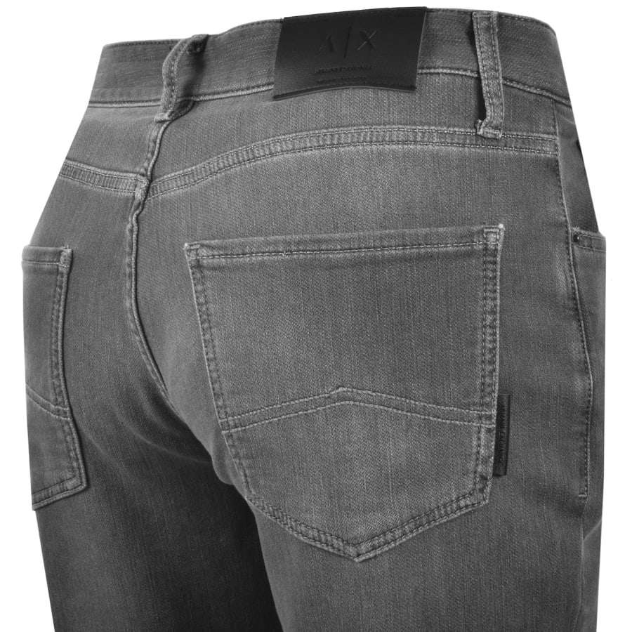 Image number 4 for Armani Exchange J14 Slim Fit Jeans Grey