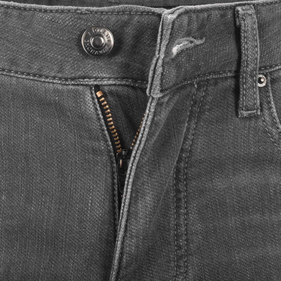 Image number 5 for Armani Exchange J14 Slim Fit Jeans Grey