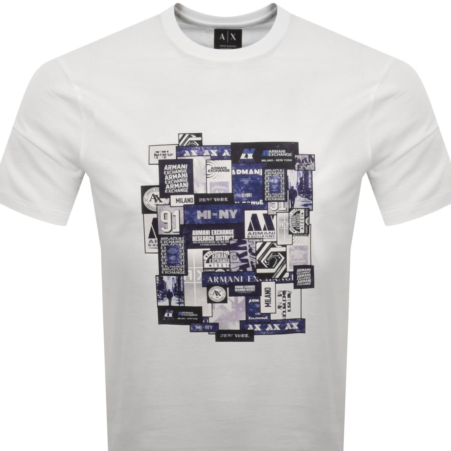 Image number 2 for Armani Exchange T Shirt Off White