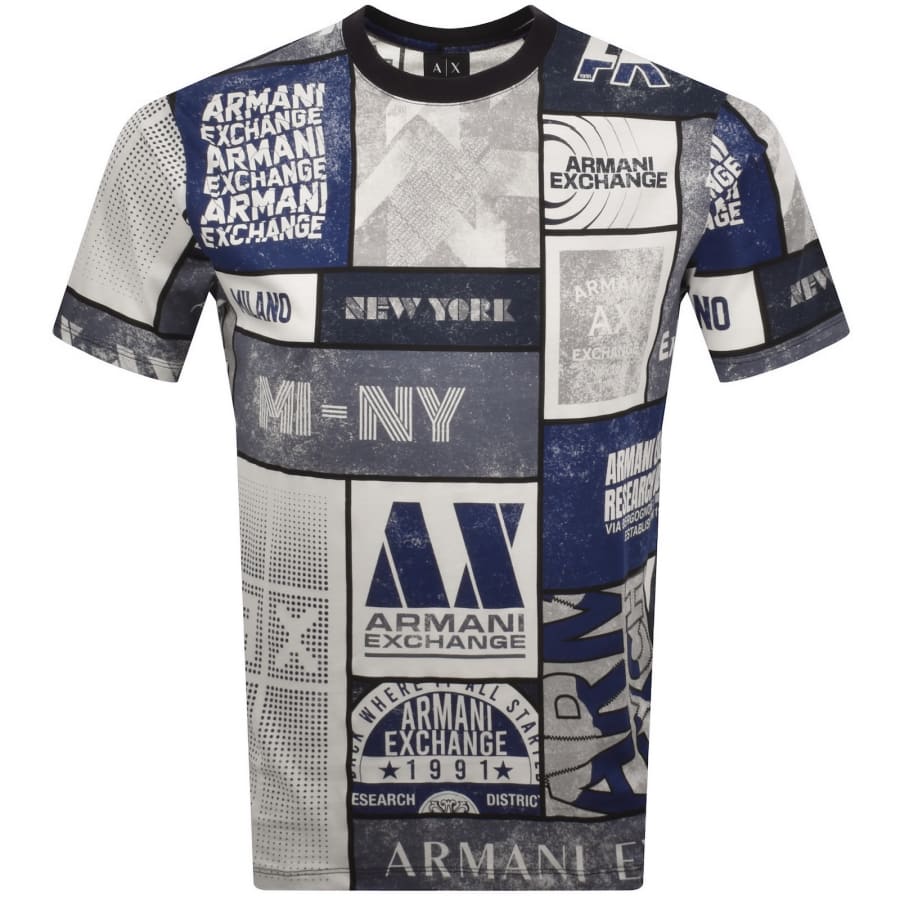 Image number 1 for Armani Exchange T Shirt Navy