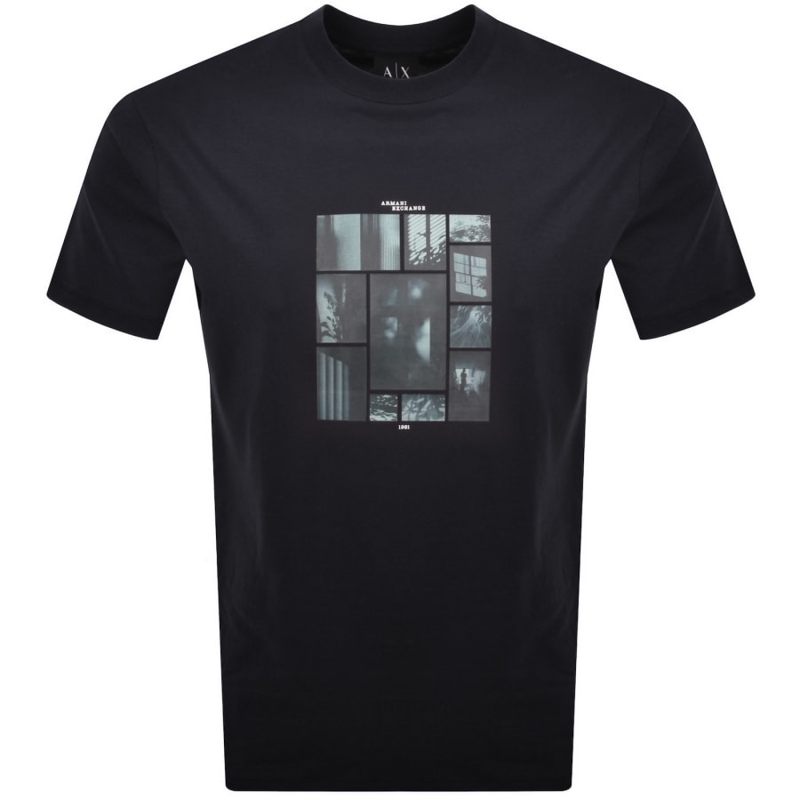 Image number 1 for Armani Exchange T Shirt Deep Navy