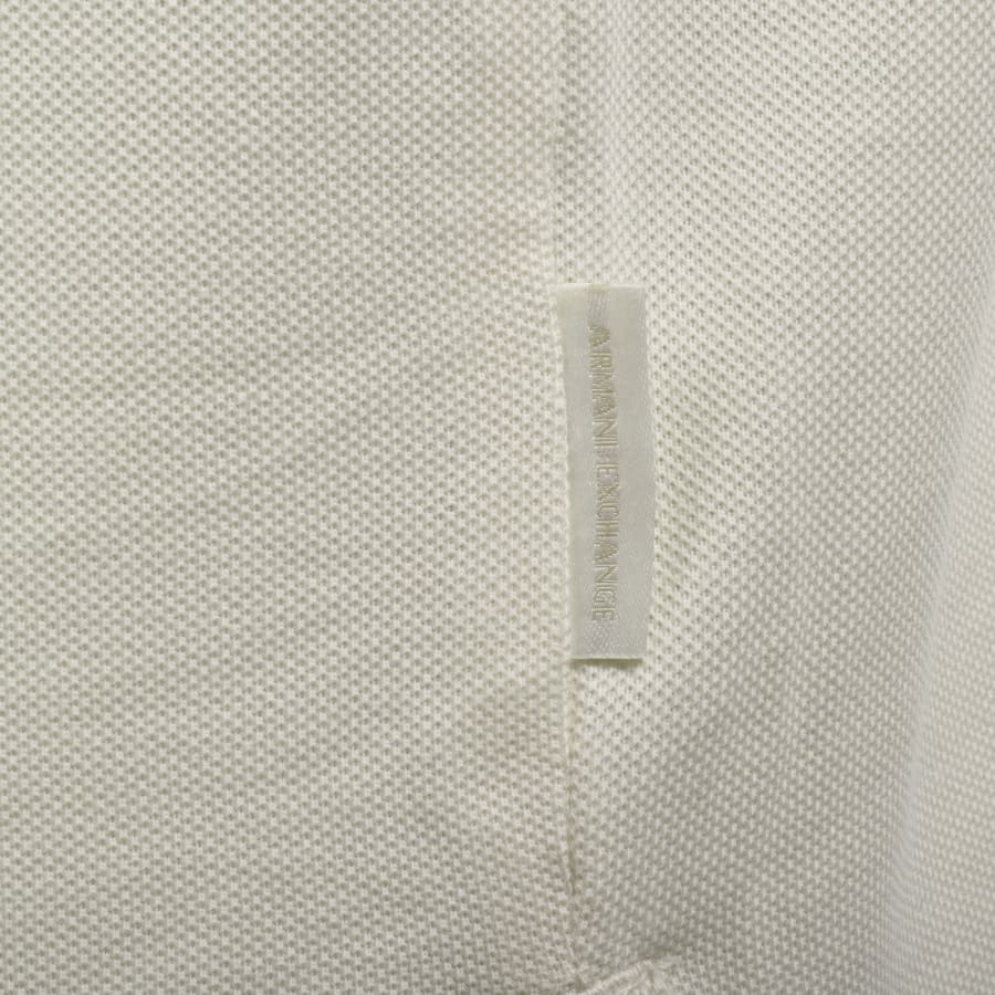 Image number 4 for Armani Exchange Polo T Shirt Vintage Off White