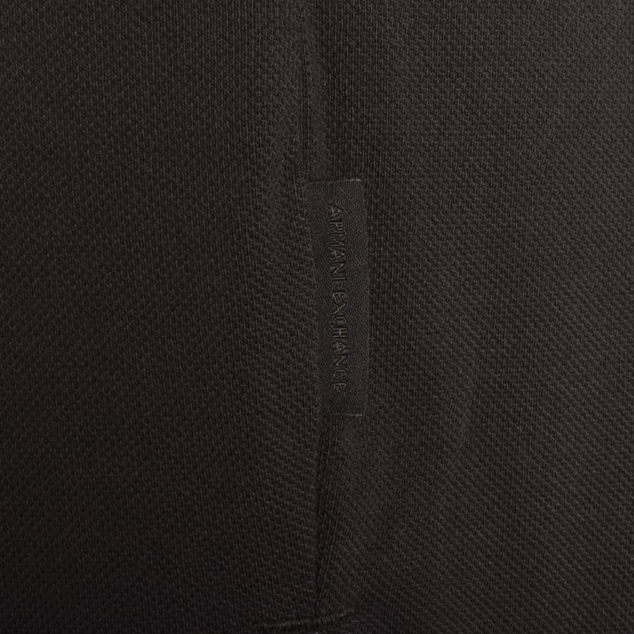 Image number 4 for Armani Exchange Polo T Shirt Licorice Grey