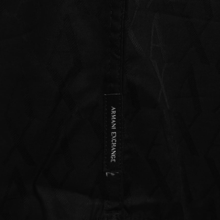 Image number 3 for Armani Exchange All Over Print Shirt Black