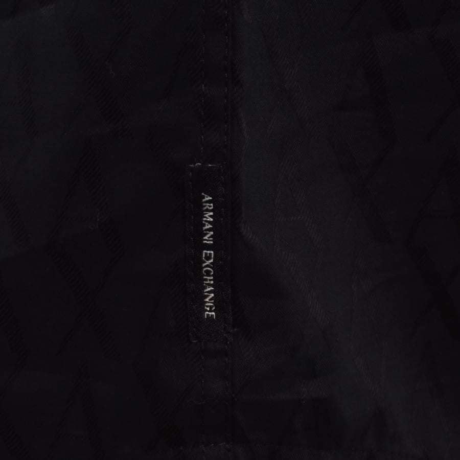 Image number 3 for Armani Exchange Short Sleeve Shirt Navy