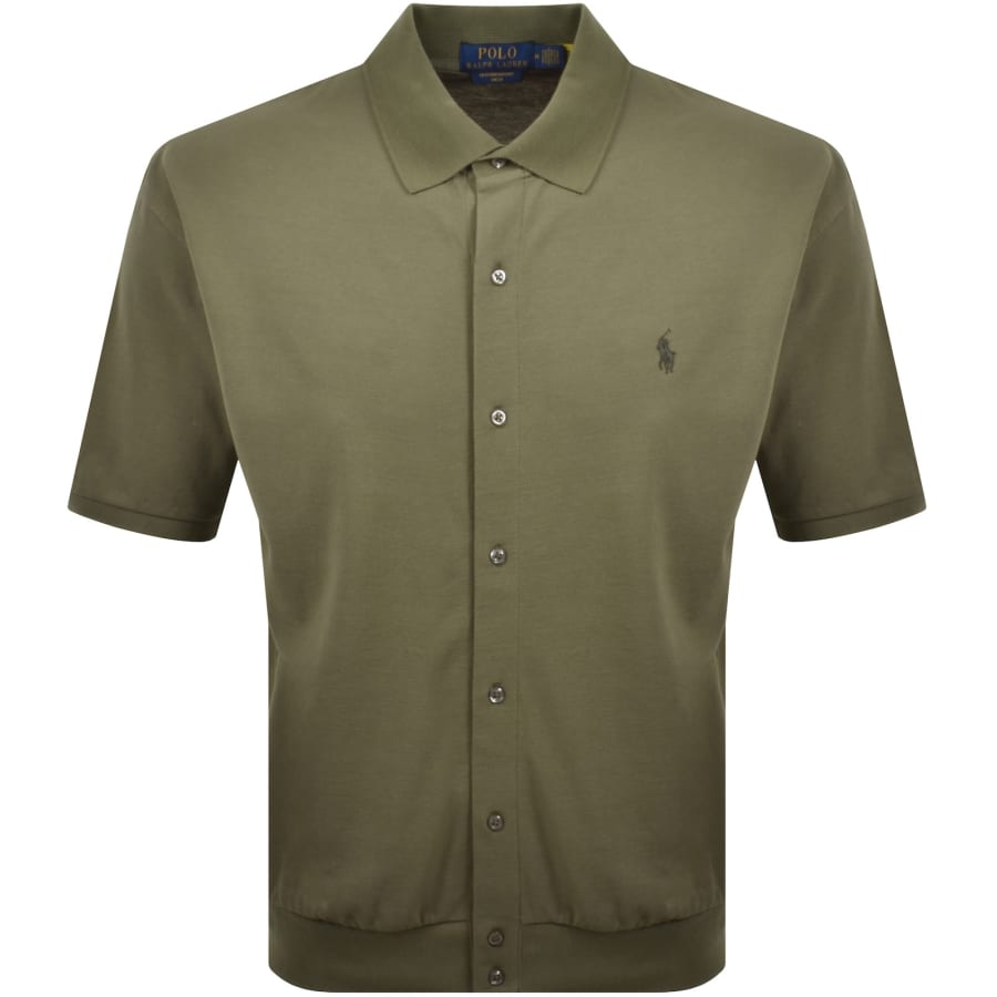 Image number 1 for Ralph Lauren Short Sleeve Sport Shirt Green