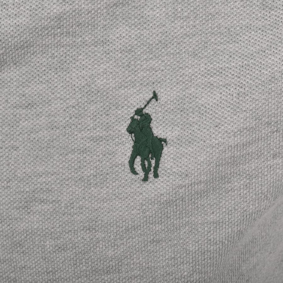 Image number 3 for Ralph Lauren Twin Tipped Polo T Shirt Grey