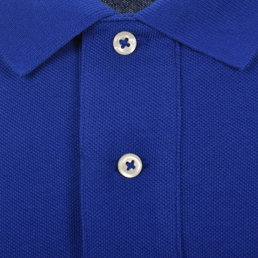 Image number 4 for Ralph Lauren Custom Slim Polo T Shirt Blue