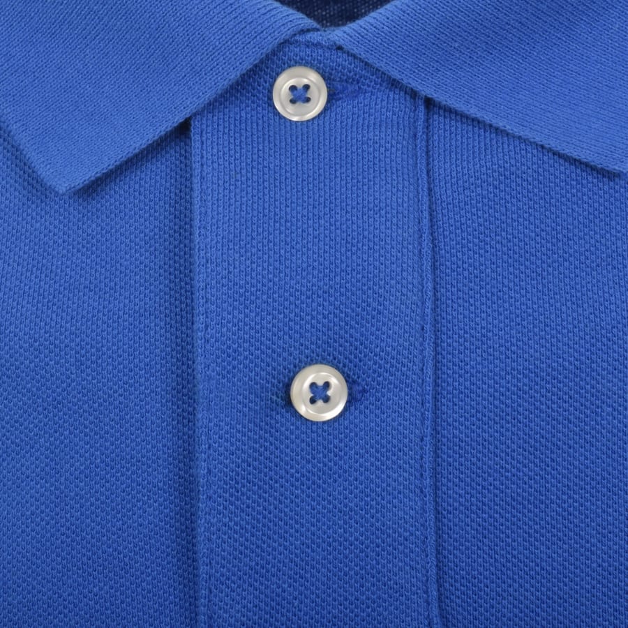 Image number 4 for Ralph Lauren Custom Slim Polo T Shirt Blue
