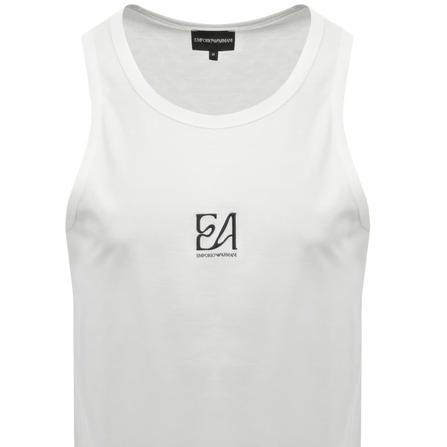Image number 2 for Emporio Armani Logo Vest Snow White