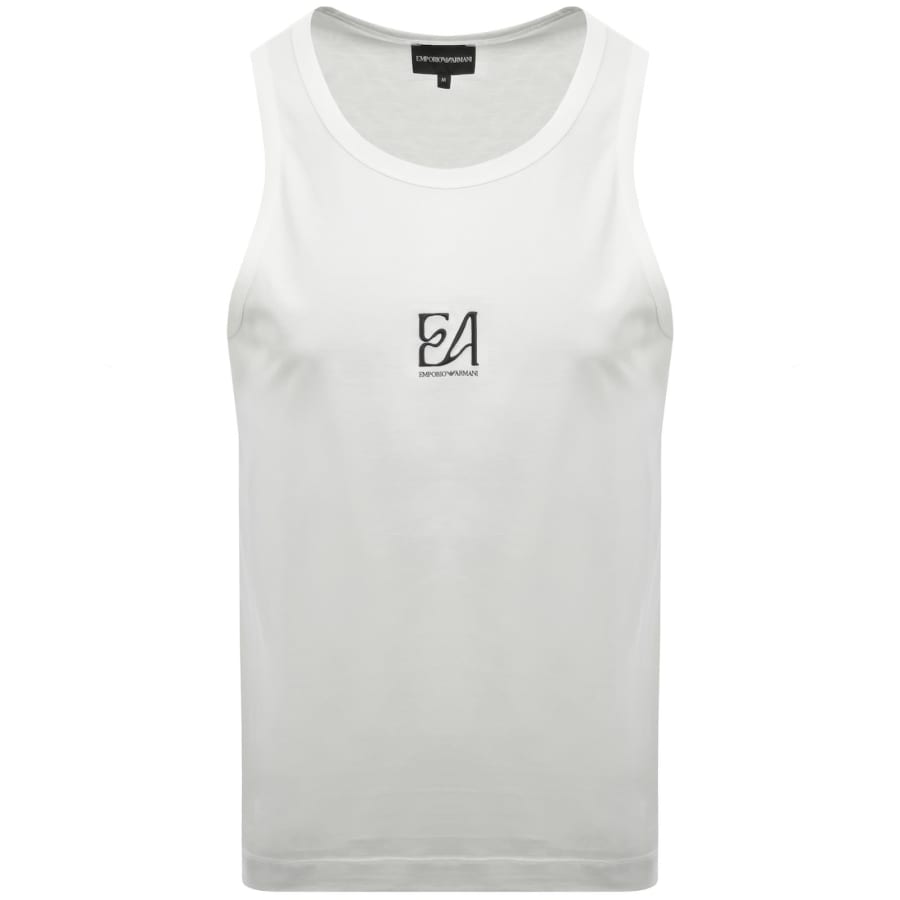 Image number 1 for Emporio Armani Logo Vest Snow White