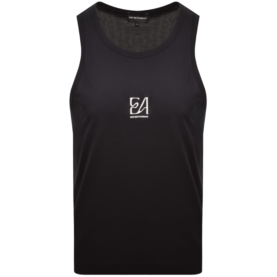 Image number 1 for Emporio Armani Logo Vest Iconico Blue Navy