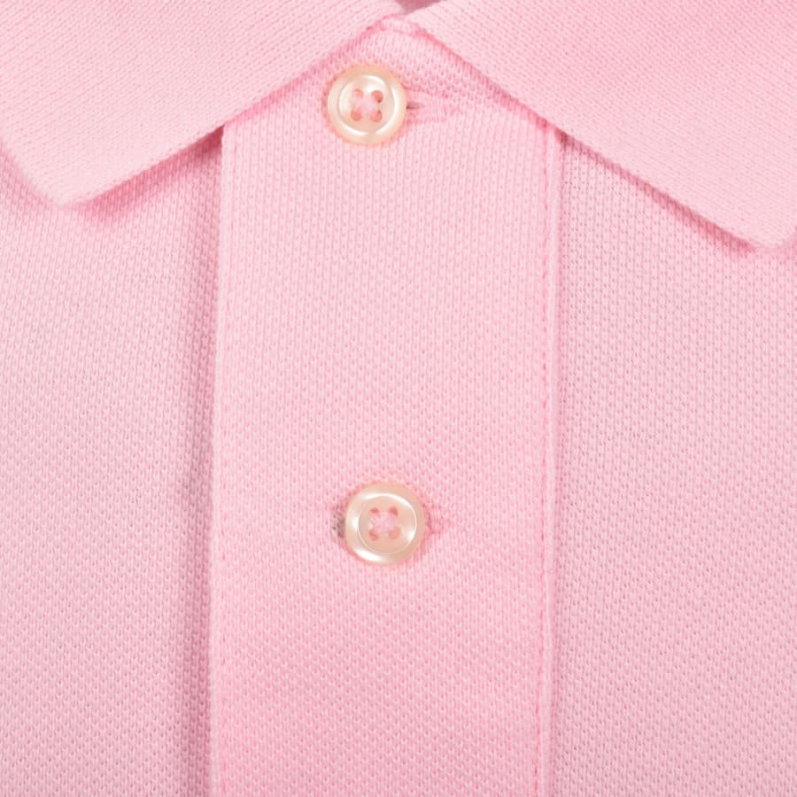 Image number 4 for Ralph Lauren Custom Slim Polo T Shirt Pink
