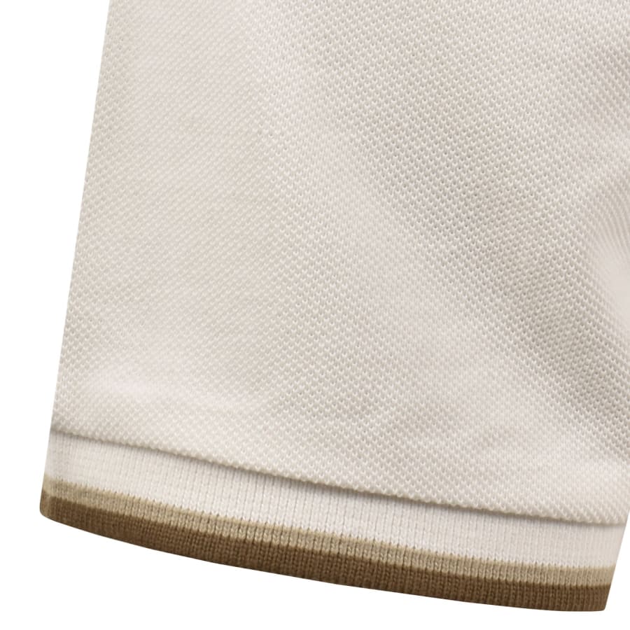 Image number 5 for Ralph Lauren Twin Tipped Polo T Shirt Cream