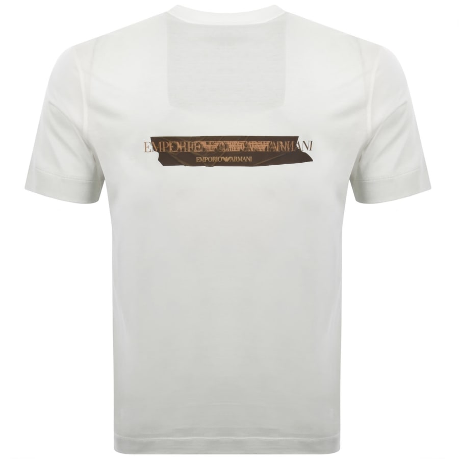 Image number 5 for Emporio Armani Logo T Shirt Snow White