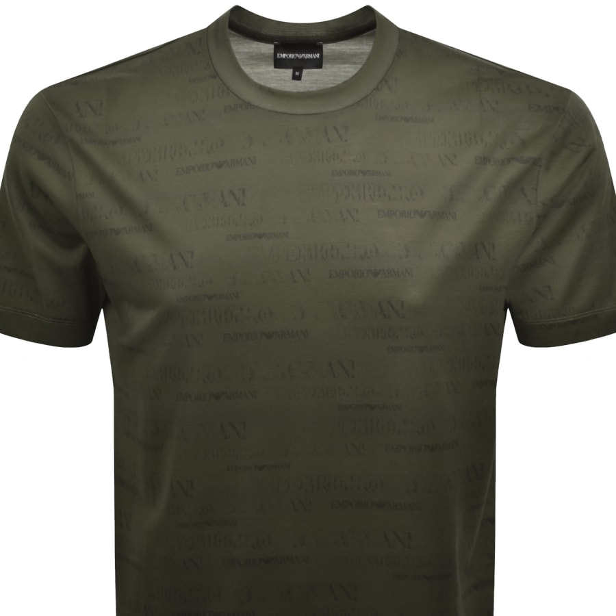 Image number 2 for Emporio Armani Logo T Shirt Green