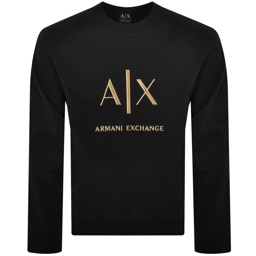 Image number 1 for Armani Exchange Logo Sweatshirt Black
