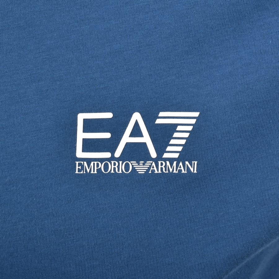 Image number 4 for EA7 Emporio Armani Logo T Shirt Dark Blue