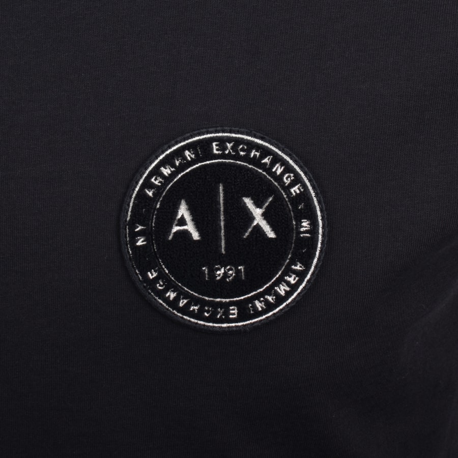 Image number 3 for Armani Exchange T Shirt Deep Navy